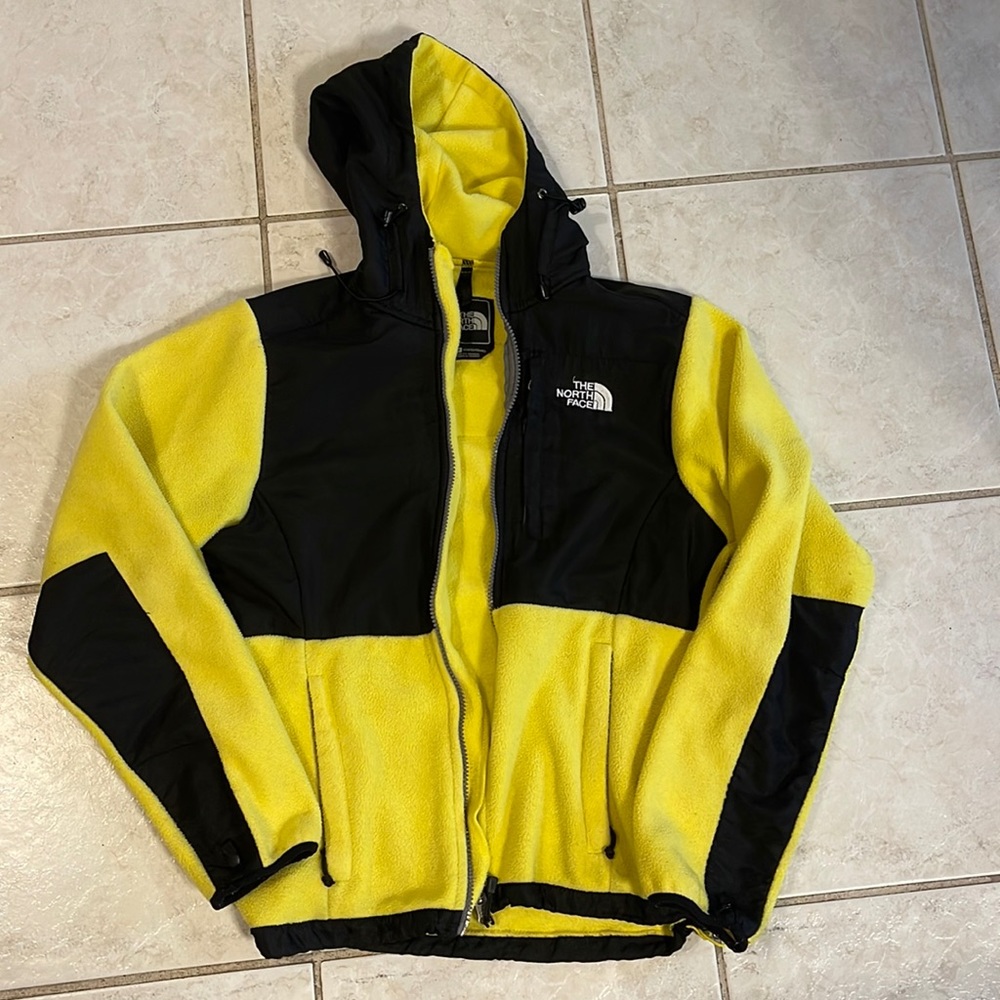 The North Face Yellow 🍋 Full Zip Hooded Jacket